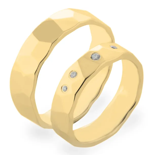 RONI relief gold wedding rings Image