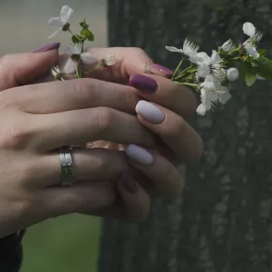 Simple gold wedding rings LAVINA Thumbnail