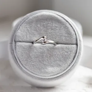 LEA sophisticated gold diamond engagement ring Thumbnail