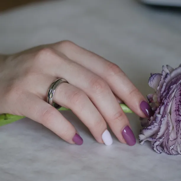 FERDE combination gold diamond wedding rings Image