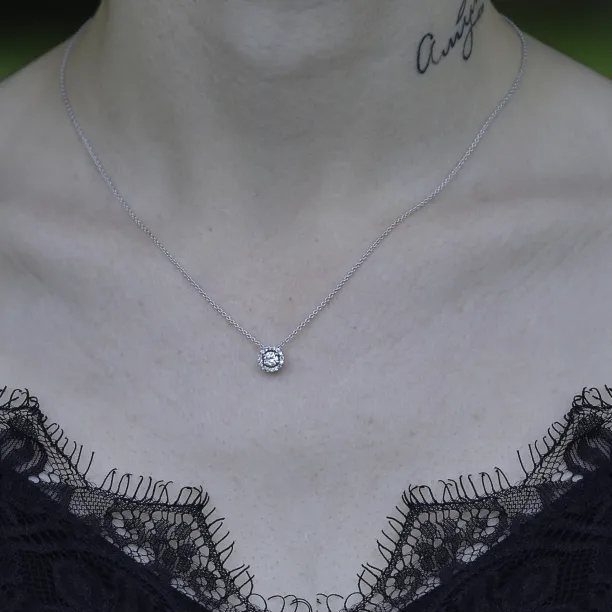 Gold necklace with diamonds RODE Image