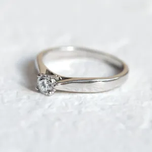 LOVIN gold engagement ring with diamond 0.25ct Thumbnail