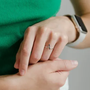 SKIBI name diamond ring Thumbnail