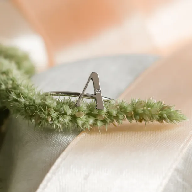 SKIBI name diamond ring Image