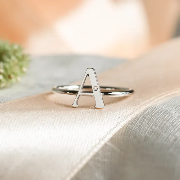 SKIBI name diamond ring Image