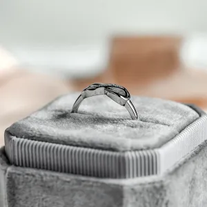 SALVIN infinity gold diamond ring Thumbnail