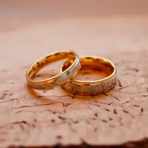 Combination gold wedding rings TASE Thumbnail