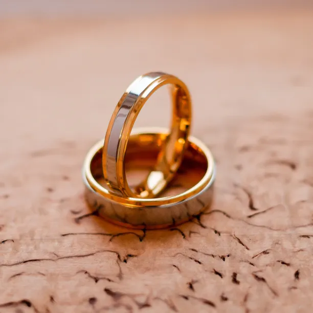 Combination gold wedding rings TASE Image