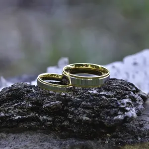 Combination gold wedding rings TASE Thumbnail