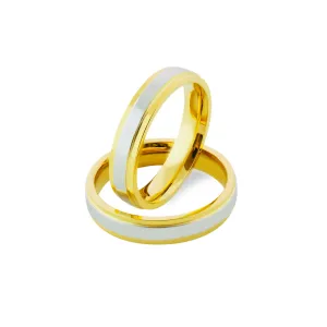 Combination gold wedding rings TASE Thumbnail
