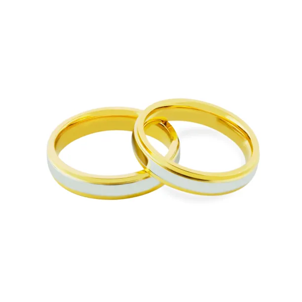 Combination gold wedding rings TASE Image