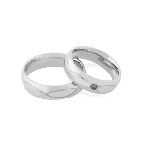 HERA gold diamond wedding rings Thumbnail
