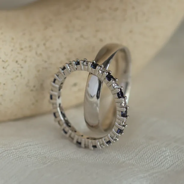 Gold diamond wedding rings STIKI Image