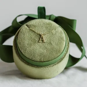 VERTE Name gold diamond pendant Thumbnail