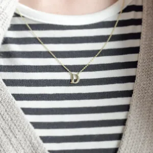 VERTE Name gold diamond pendant Thumbnail