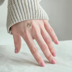 VERTE Name gold diamond pendant Thumbnail