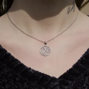 LITTE zircons silver pendant Thumbnail