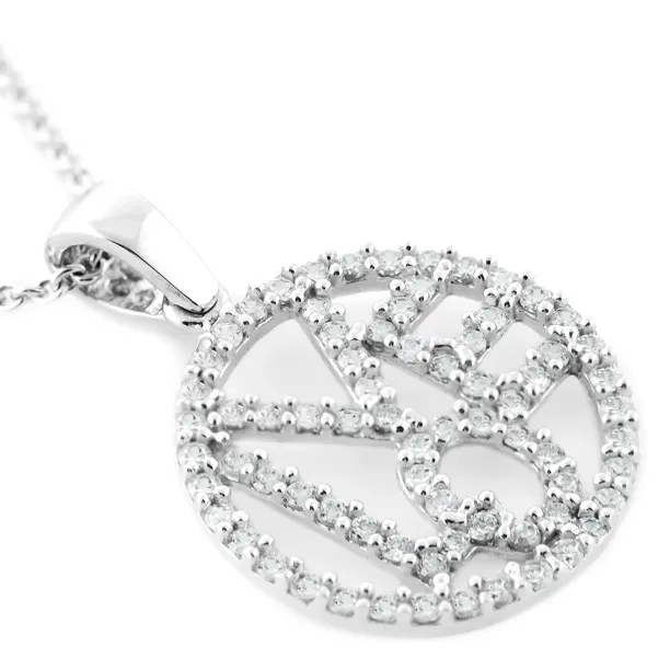 LITTE zircons silver pendant Image