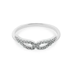 DOVEK wings shape gold diamond ring Thumbnail