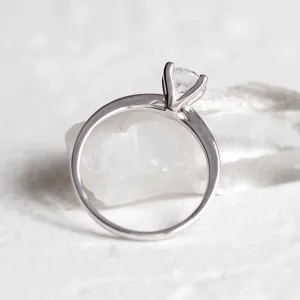 SEMLE delicate gold diamond engagement ring Thumbnail