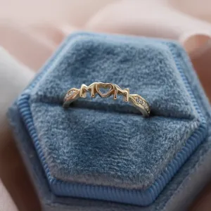 HAVME gold diamond dress ring for young mummies and mothers-to-be Thumbnail