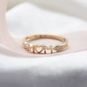 HAVME gold diamond dress ring for young mummies and mothers-to-be Thumbnail