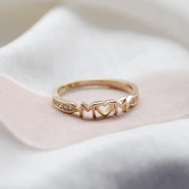 HAVME gold diamond dress ring for young mummies and mothers-to-be Image