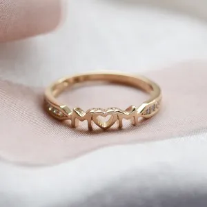 HAVME gold diamond dress ring for young mummies and mothers-to-be Thumbnail