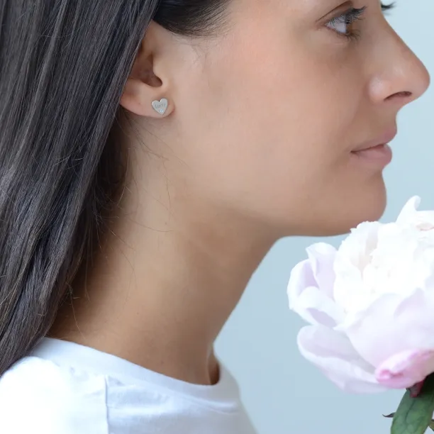 SVETTE name gold diamond earrings Image