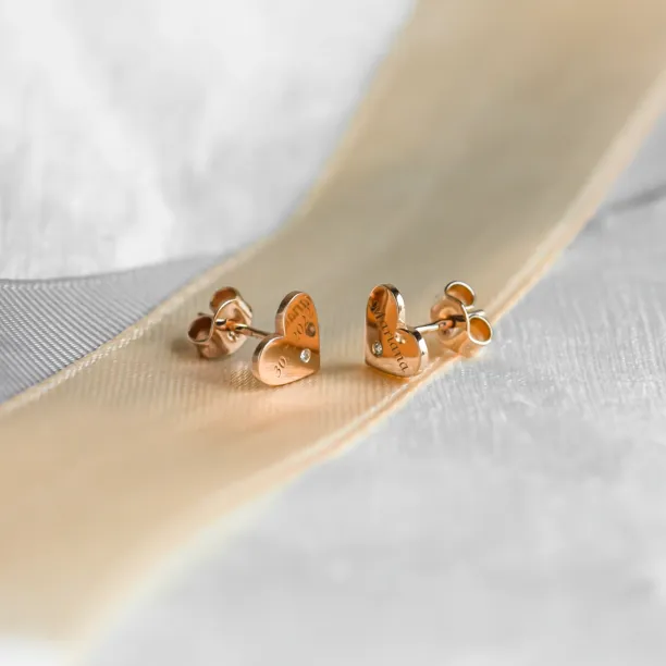 SVETTE name gold diamond earrings Image