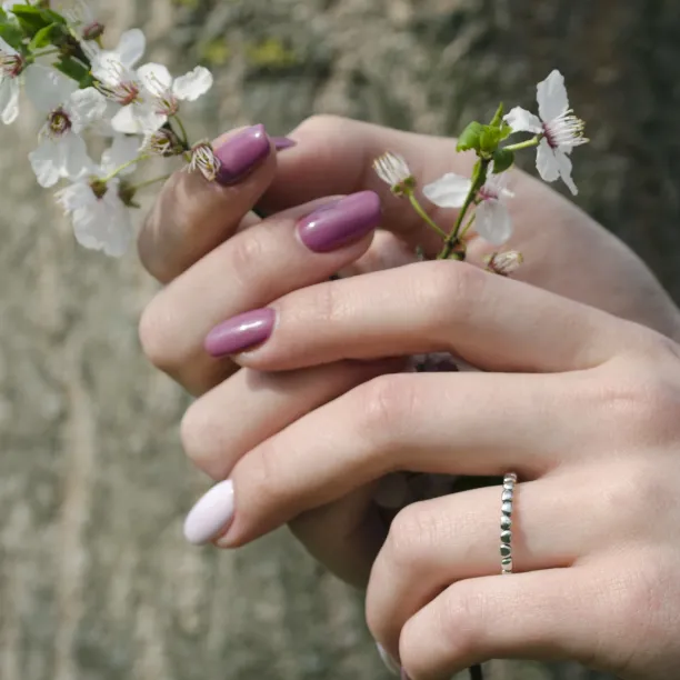 RINDAL heart shape gold wedding ring Image
