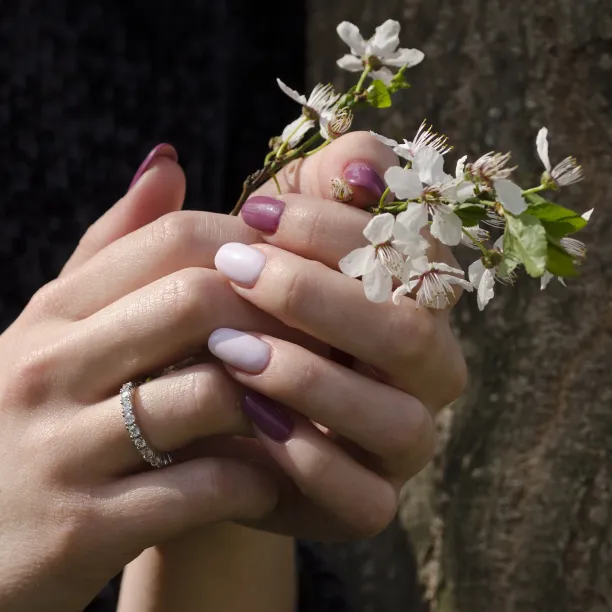 JOEN gold diamond wedding ring Image