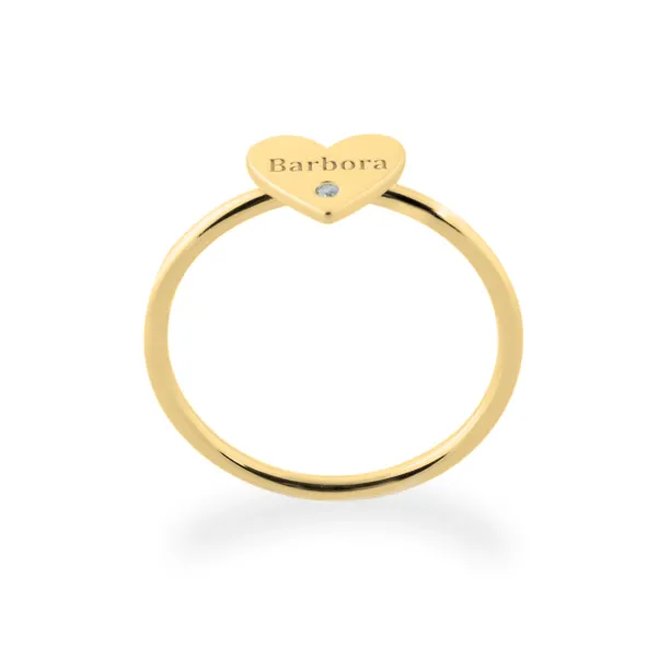 BELE name gold diamond ring Image