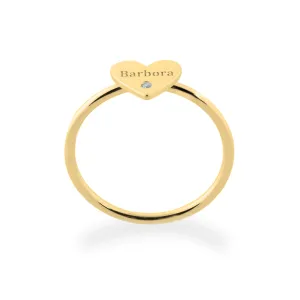 BELE name gold diamond ring Thumbnail