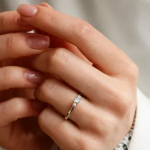 ARETE gold diamond ring Thumbnail