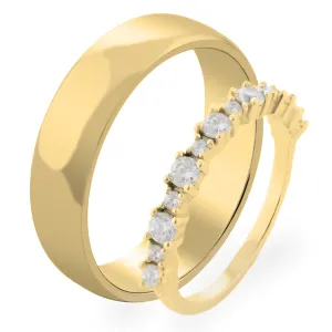 VORME gold diamond wedding rings Thumbnail