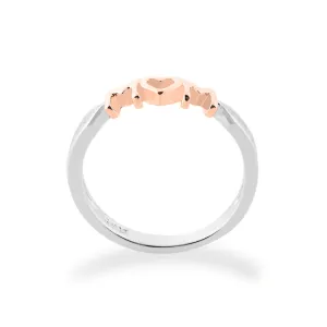 HAVME combination gold diamond dress ring Thumbnail