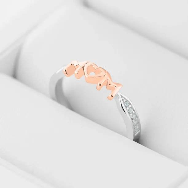 HAVME combination gold diamond dress ring Image