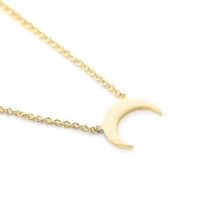 VITKE crescent-shape gold necklace Thumbnail
