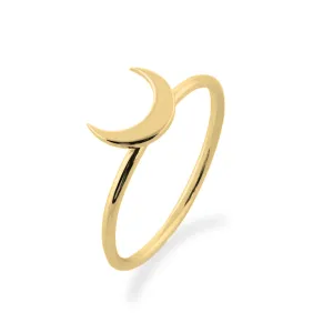 MISE crescent shape gold ring  Thumbnail
