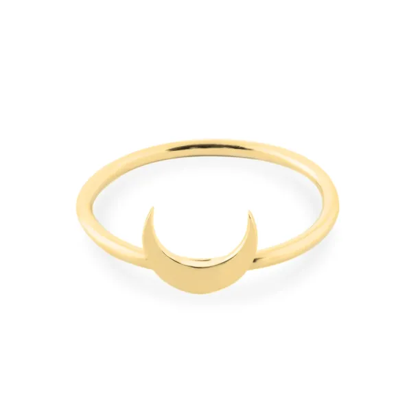 MISE crescent shape gold ring  Image