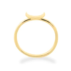 MISE crescent shape gold ring  Thumbnail