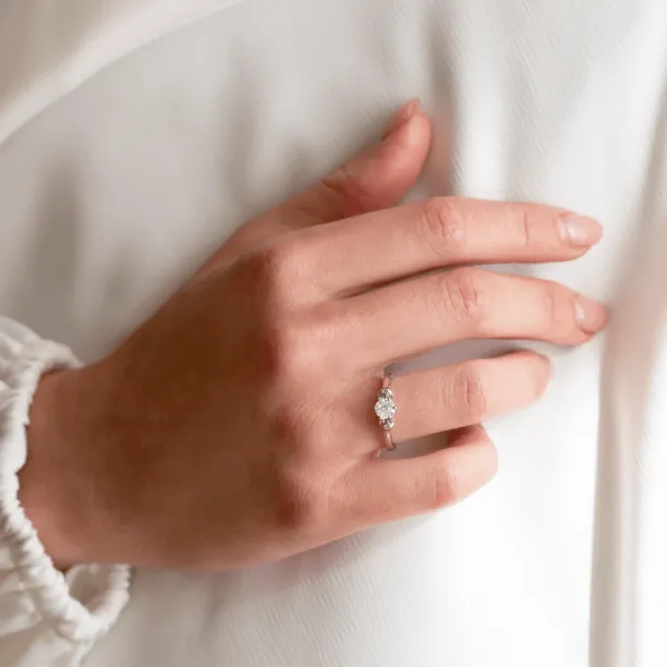 RISTE diamond engagement ring 0.4ct Image