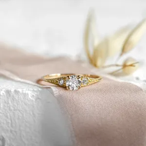 ORSET gold diamond engagement ring Thumbnail