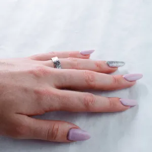 Hammered gold wedding rings LANI Thumbnail