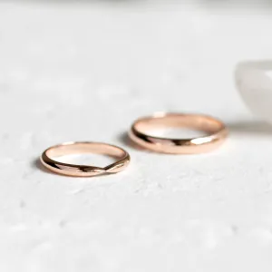 Gold wedding rings with bow tie shape LALI Thumbnail
