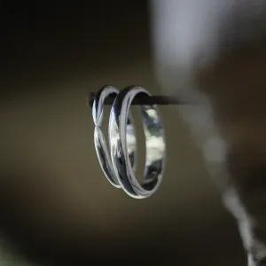 Gold wedding rings with bow tie shape LALI Thumbnail