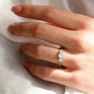 VIZO gold diamond engagement ring Thumbnail