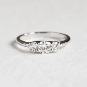 VIZO gold diamond engagement ring Thumbnail
