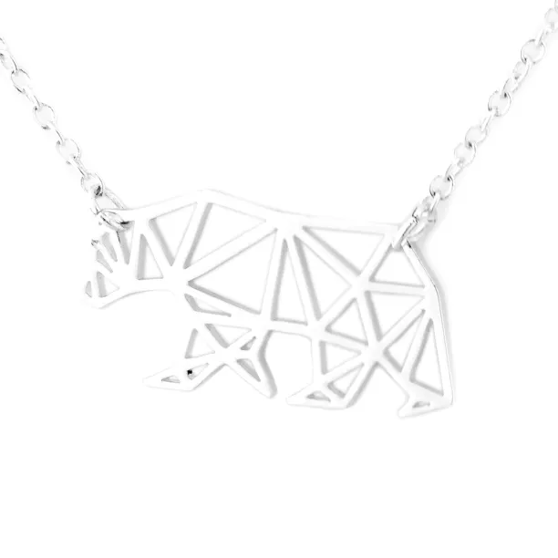 Sterling silver necklace with polar bear BALLE Image